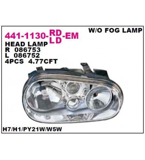 FAR SOL VOLKSWAGEN GOLF IV 98-02 DEPO 441-1130L-LD-EM