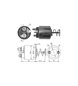 MARŞ OTOMATİĞİ CED 5041 D7E6 MGN-CLIO II 1.4-1.6 16V VALEO 594355